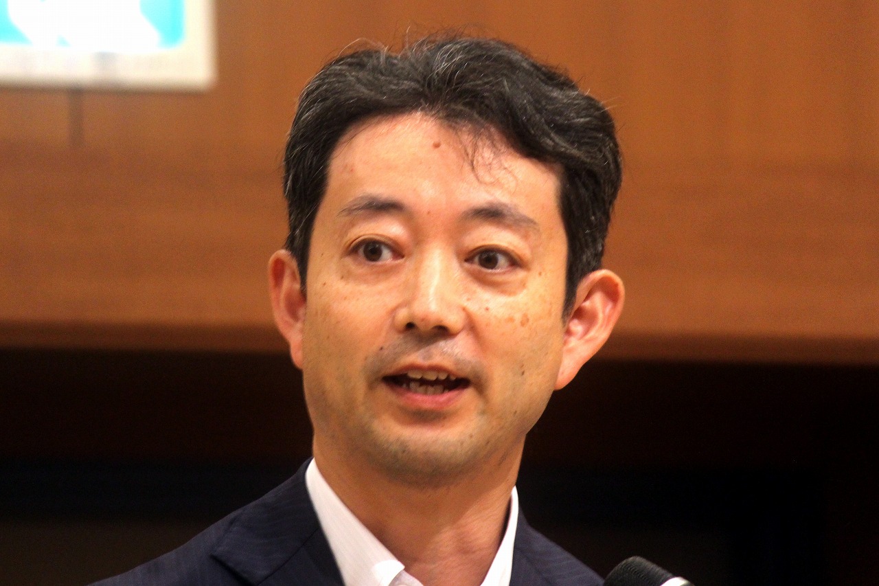 熊谷知事が全線４車線化の必要性を説いた