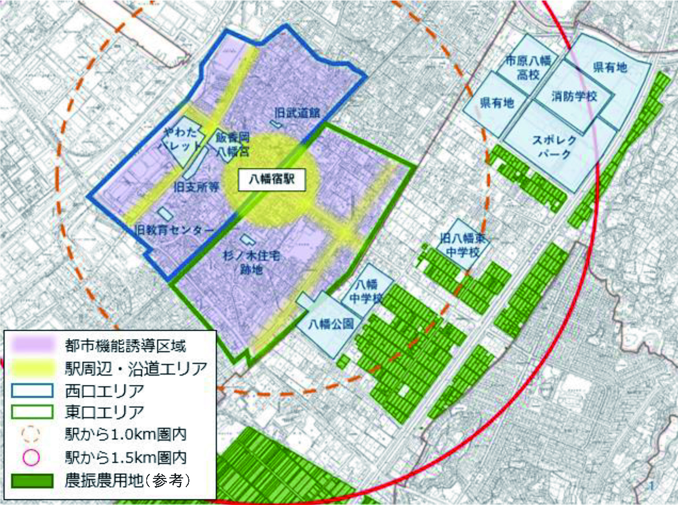 対象地域のエリア区分